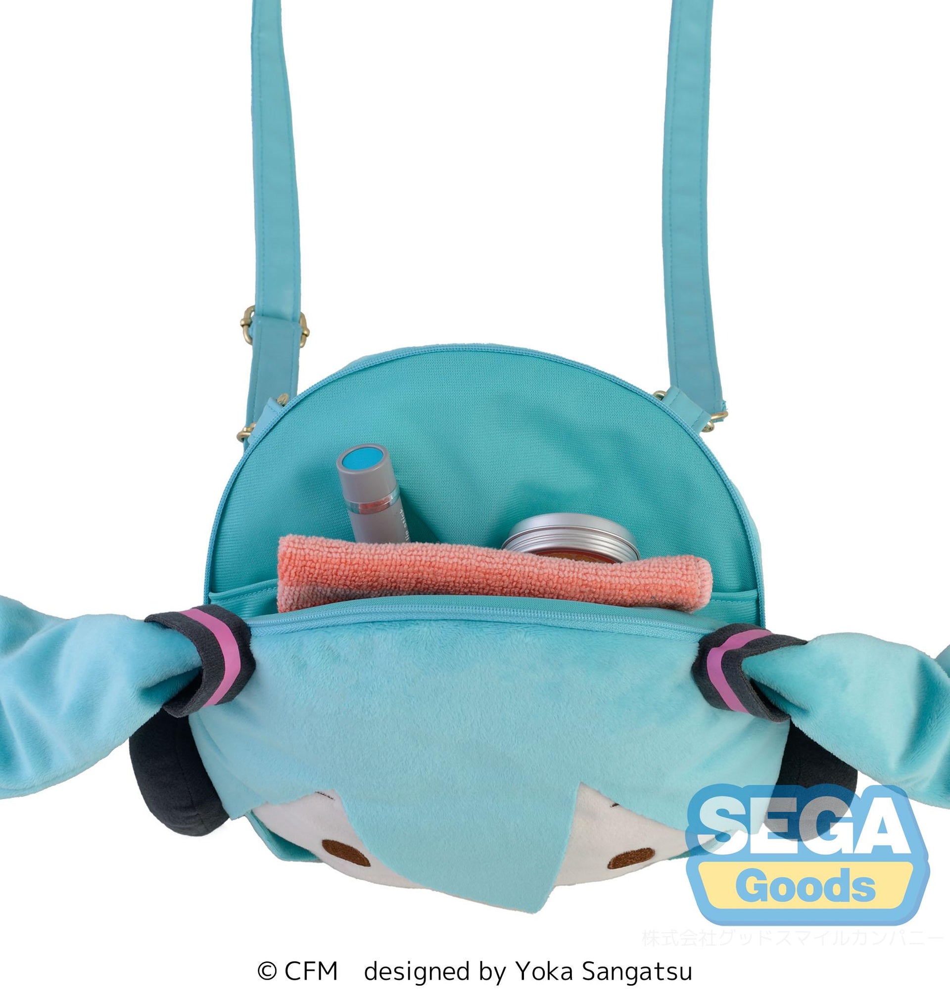 Hatsune Miku - fuwa petit "Hatsune Miku" Face Shoulder Bag (M)