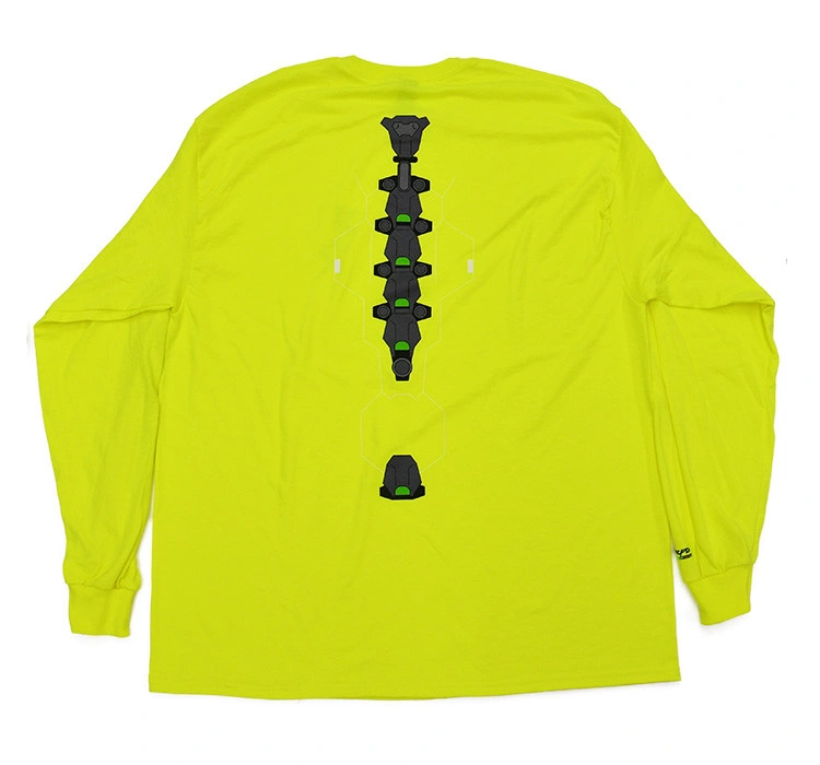 Cyberpunk: Edgerunners Long T-Shirt: David's Backbone Cyberware (Black/Yellow)