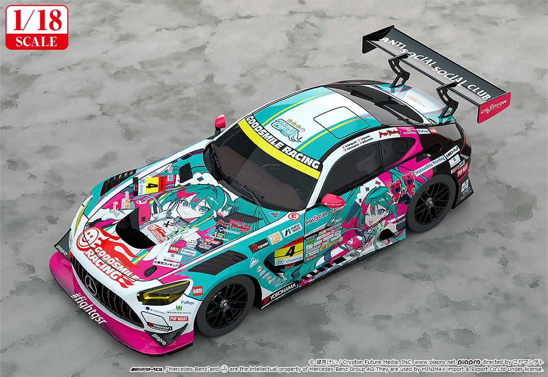 Racing Miku - Good Smile Hatsune Miku AMG 2025 Season Opening Ver. 1/18 Scale Model Kit