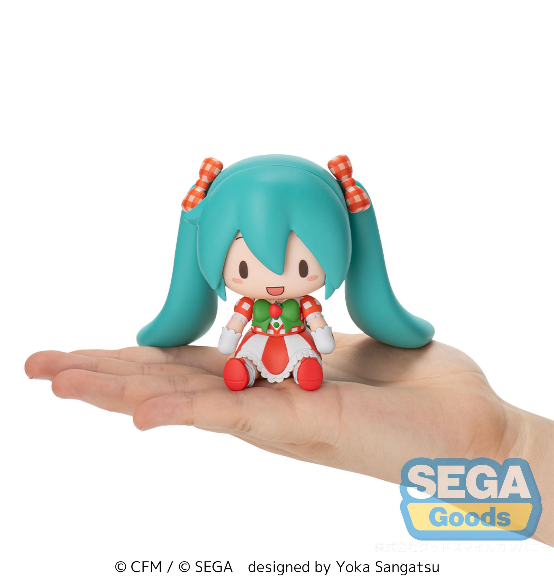Hatsune Miku - fuwa petit "Hatsune Miku x Love and Berry Dress Up and Dance!" Chibi Figure "Lovely Strawberry"