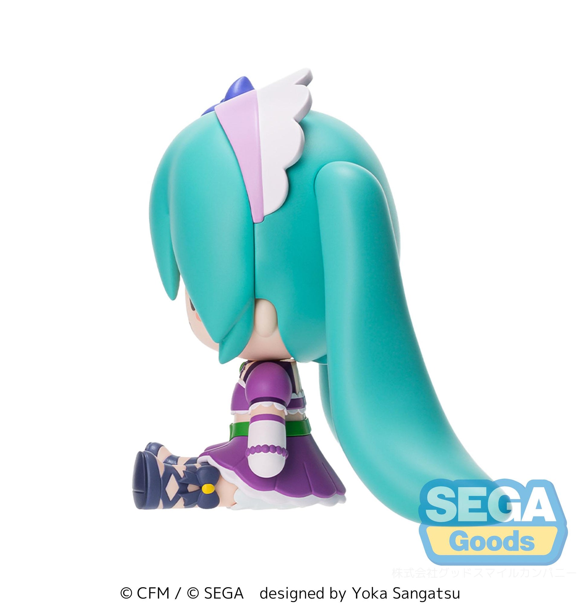 Hatsune Miku - fuwa petit "Hatsune Miku x Love and Berry Dress Up and Dance!" Chibi Figure "Sparkly Purple"