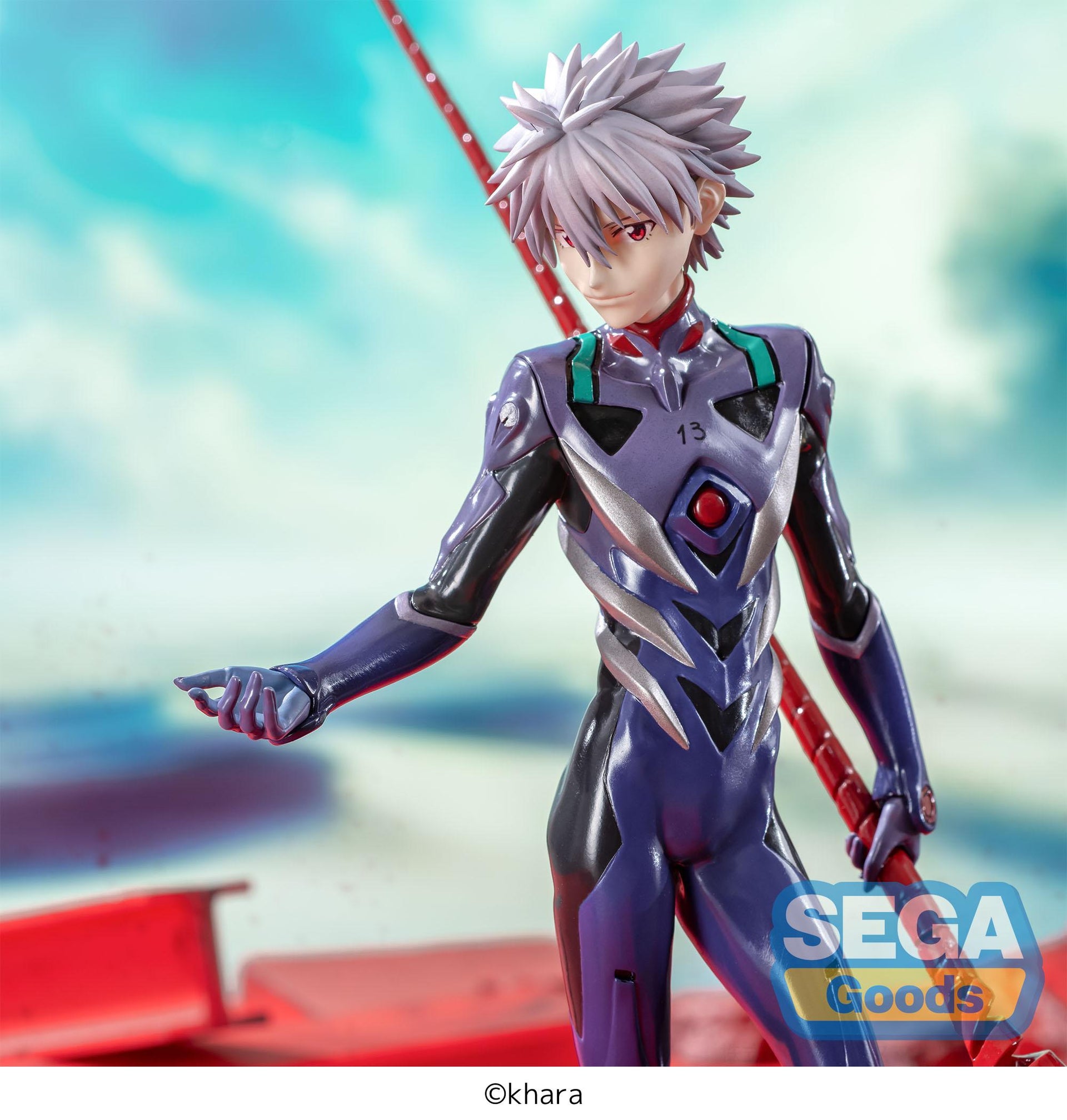 Luminasta "EVANGELION: 3.0+1.0 Thrice Upon a Time" "Kaworu Nagisa x Spear of Longinus" Figure
