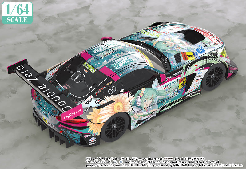 Hatsune Miku GT Project - 1/64 Scale Good Smile Hatsune Miku AMG 2017 SUPER GT Ver.