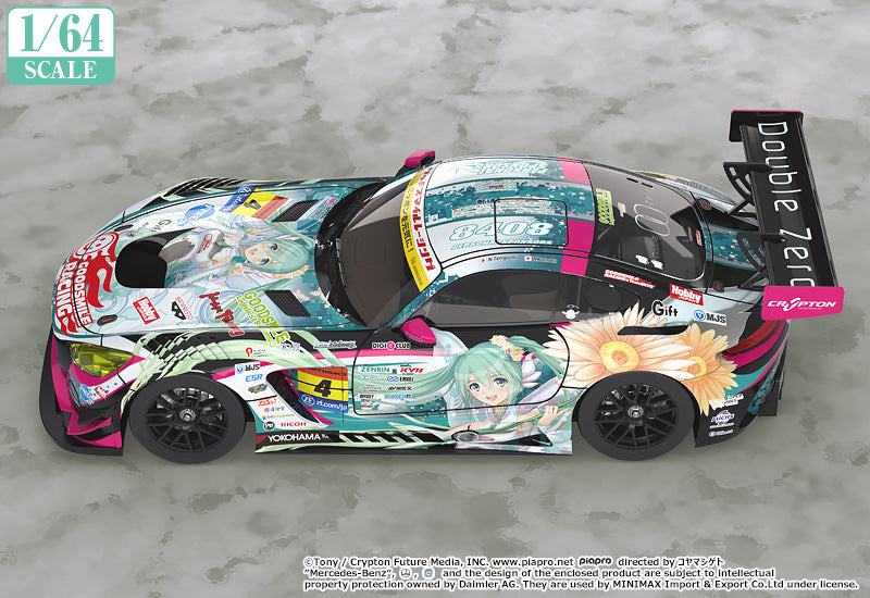 Hatsune Miku GT Project - 1/64 Scale Good Smile Hatsune Miku AMG 2017 SUPER GT Ver.