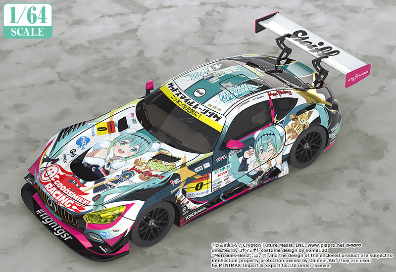 Hatsune Miku GT Project - 1/64 Scale Good Smile Hatsune Miku AMG 2018 SUPER GT Ver.