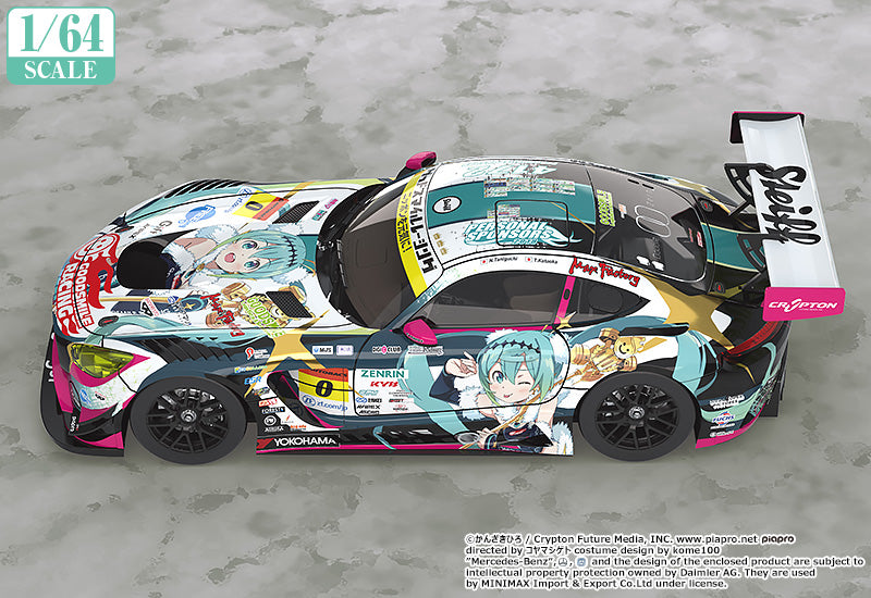 ミニカー Goodsmile Hatsune Miku AMG 2021 SUPER GOOD SMILE RACING - 1/64 Scale Good Smile Hatsune Miku AMG 2018