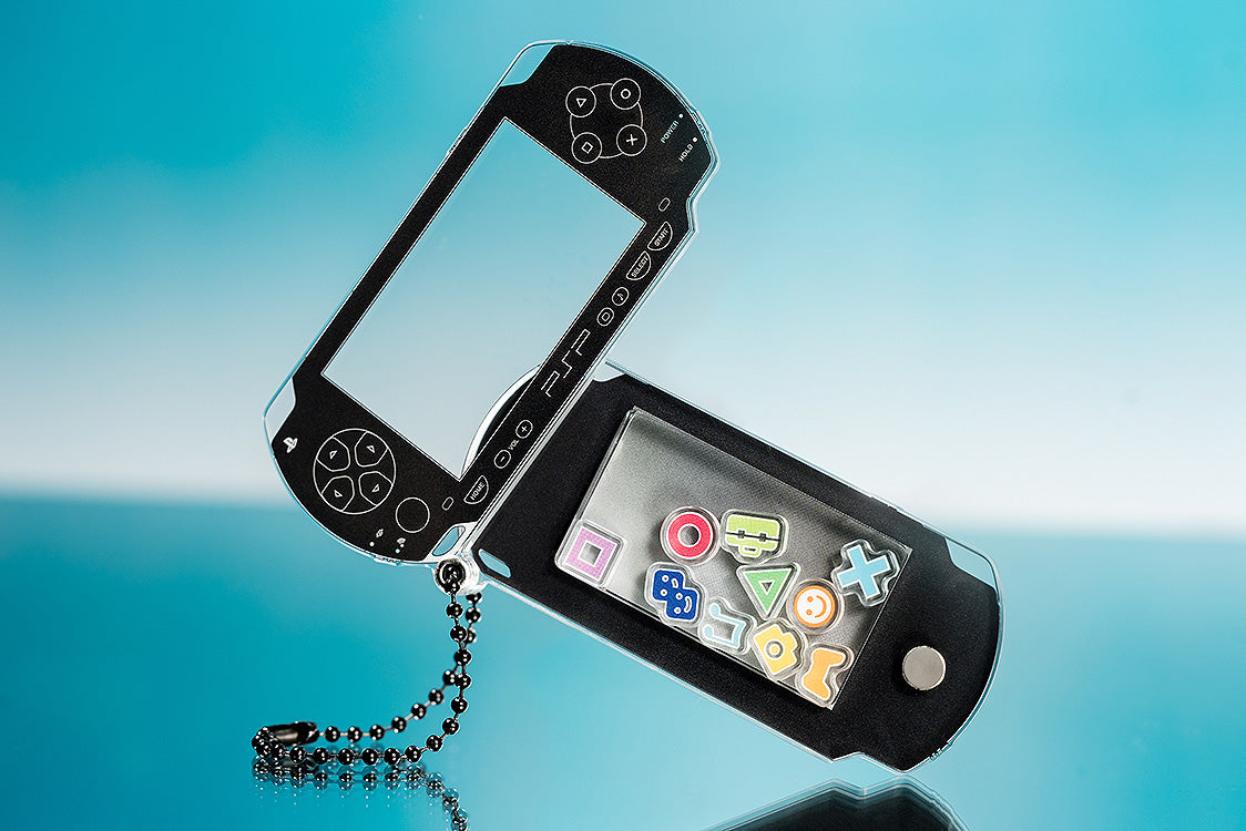 PSP™ (PlayStation™Portable) Rattle Acrylic Keychain: Black Ver./White Ver.