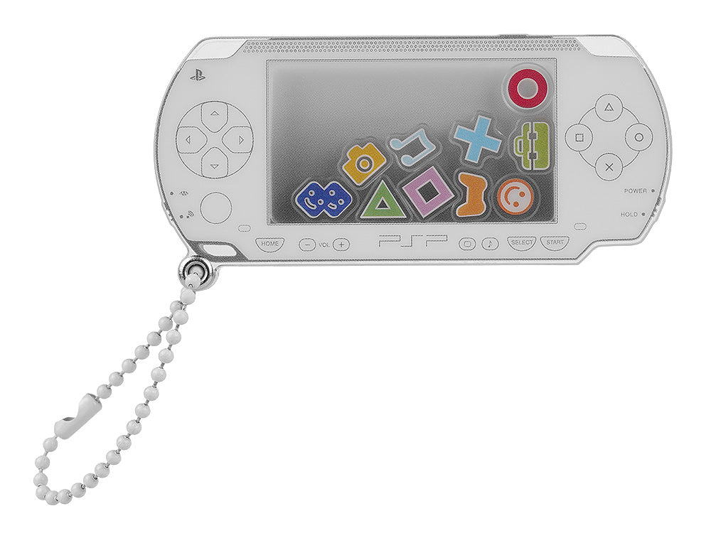PSP™ (PlayStation™Portable) Rattle Acrylic Keychain: Black Ver./White Ver.