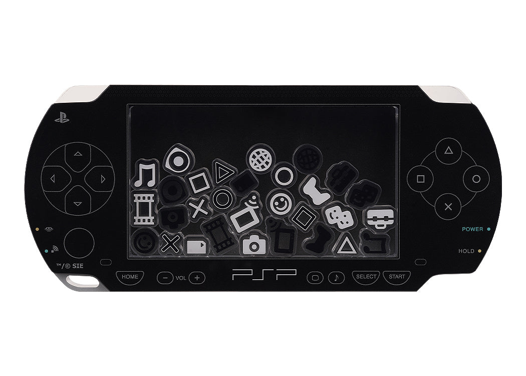 PSP™ (PlayStation™Portable) Rattle Acrylic Stand: Black Ver./White Ver.