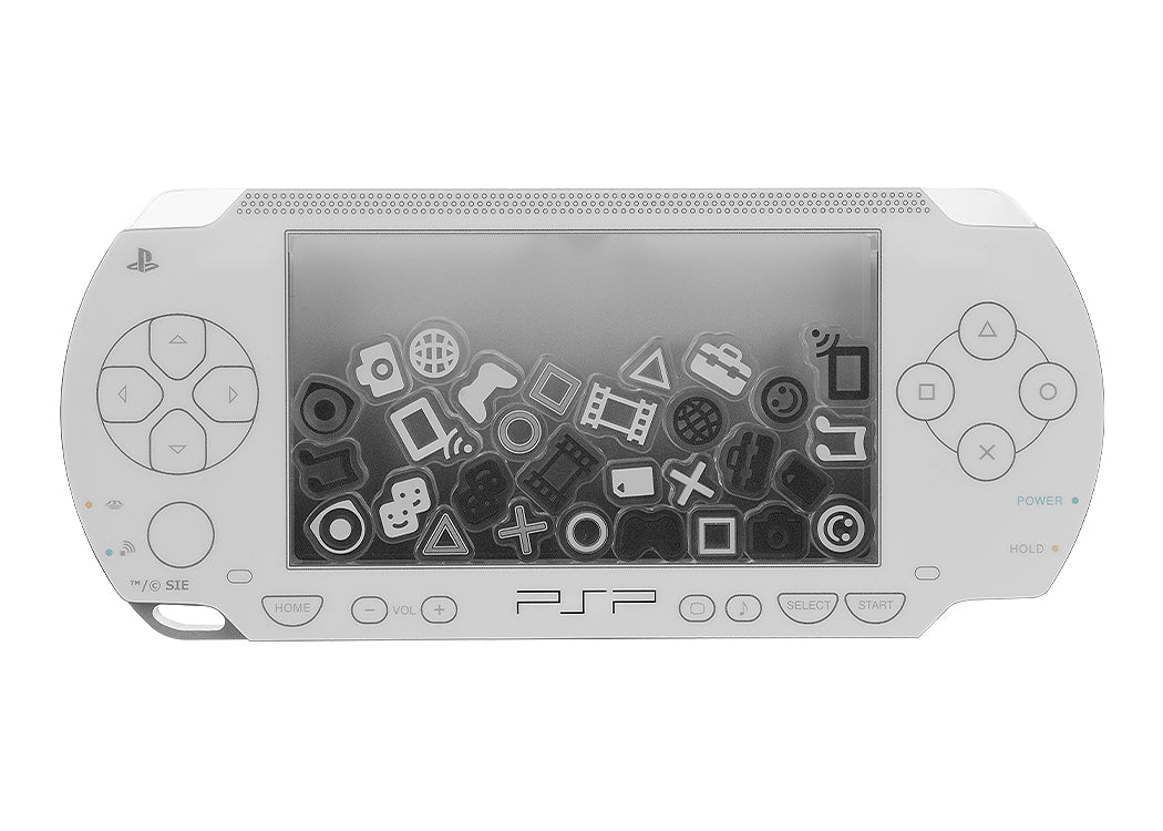 PSP™ (PlayStation™Portable) Rattle Acrylic Stand: Black Ver./White Ver.