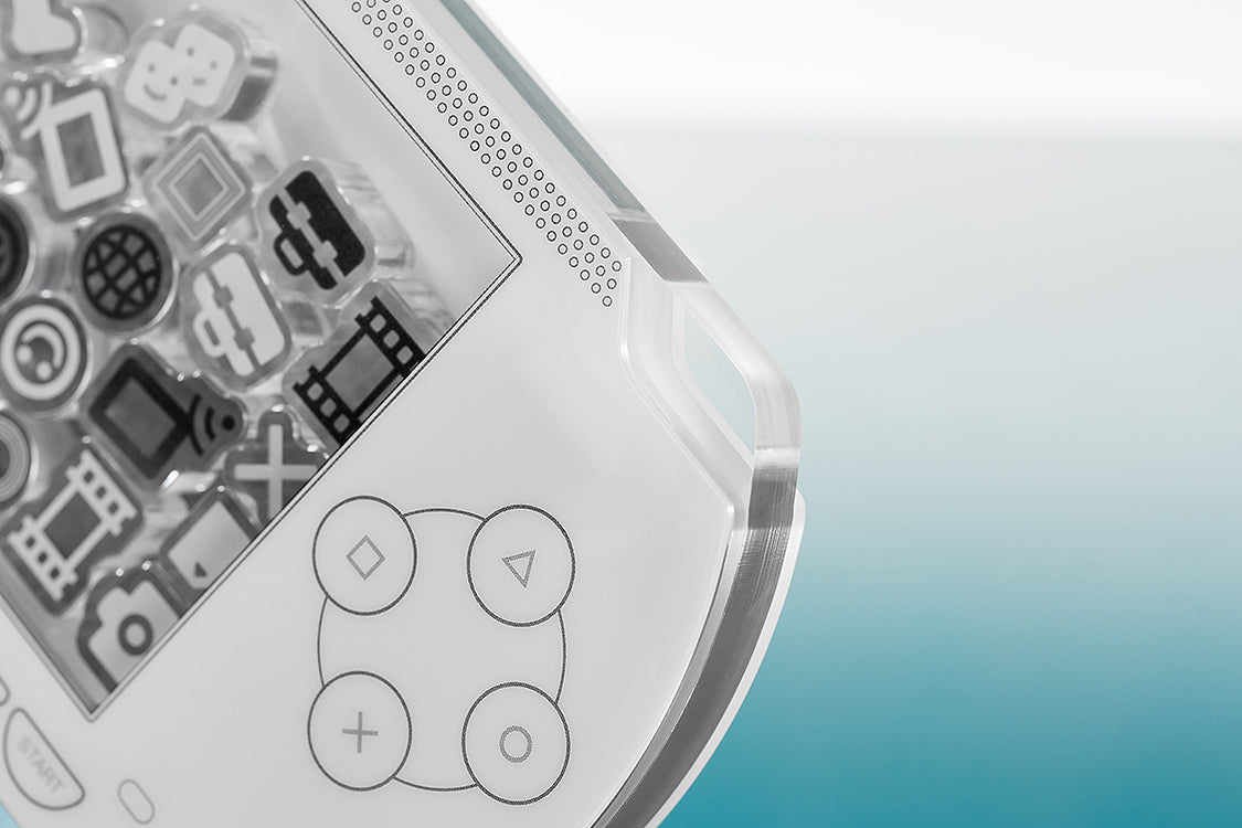 PSP™ (PlayStation™Portable) Rattle Acrylic Stand: Black Ver./White Ver.