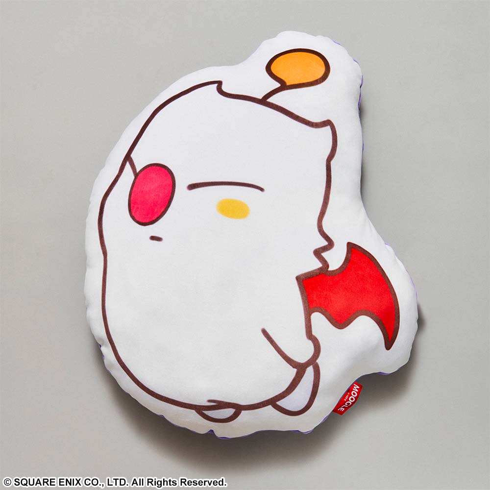 Final Fantasy - Fluffy Fluffy Die-cut Plush Cushion  - MOOGLE