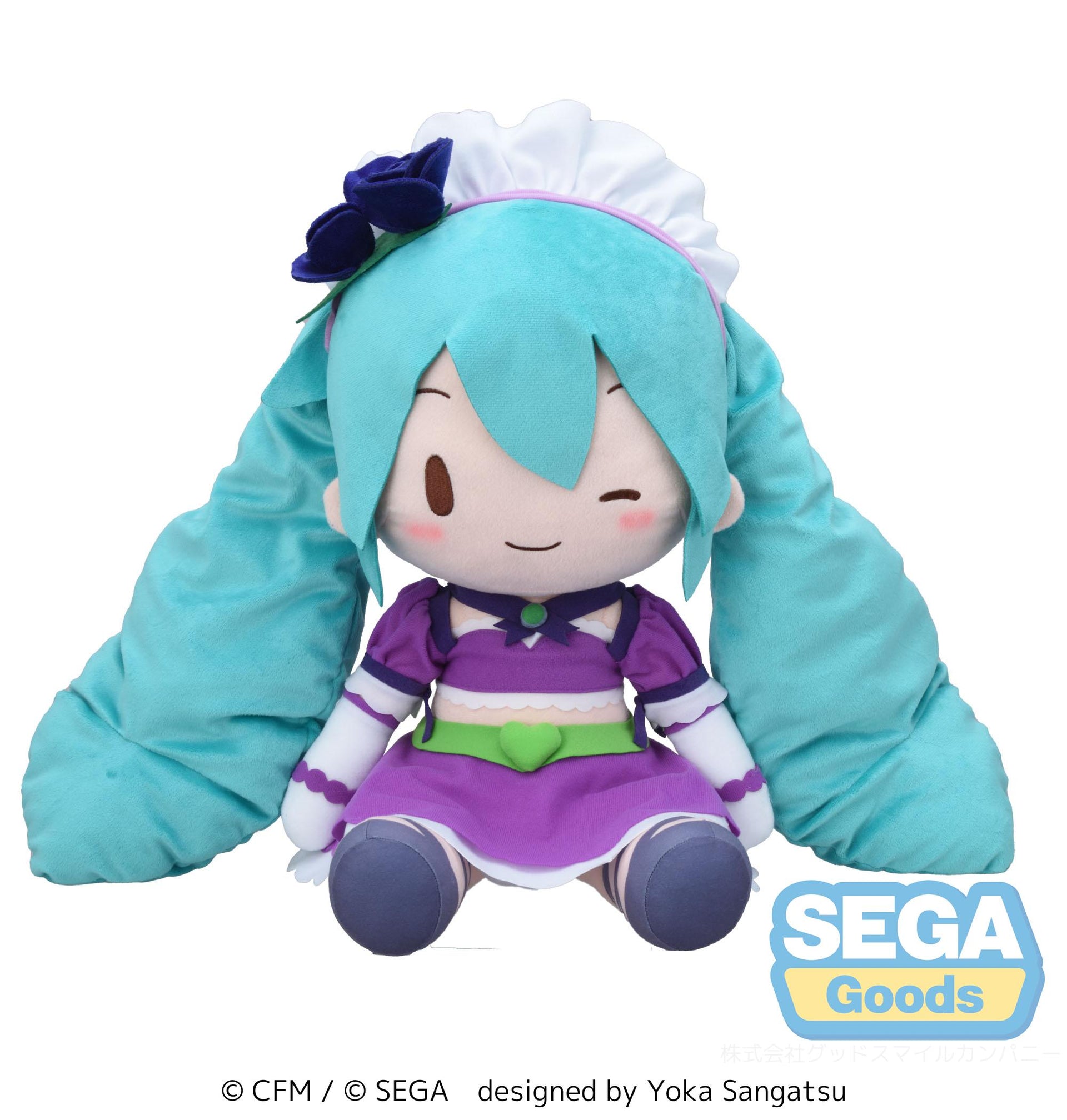 Hatsune Miku - fuwa petit "Hatsune Miku x Love and Berry Dress Up and Dance!" Plush "Sparkly Purple" (LL)