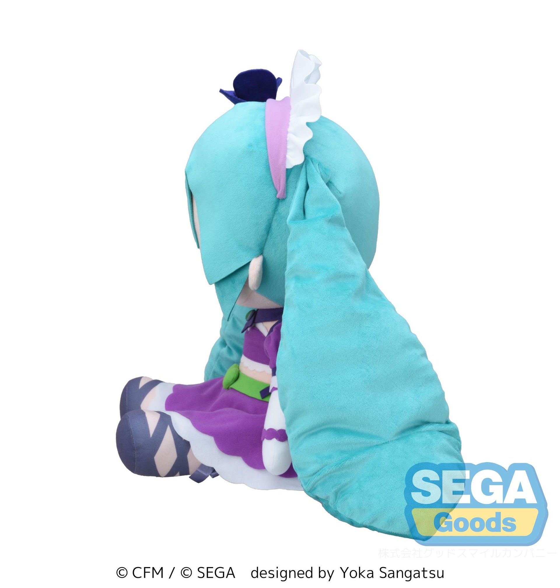 Hatsune Miku - fuwa petit "Hatsune Miku x Love and Berry Dress Up and Dance!" Plush "Sparkly Purple" (LL)