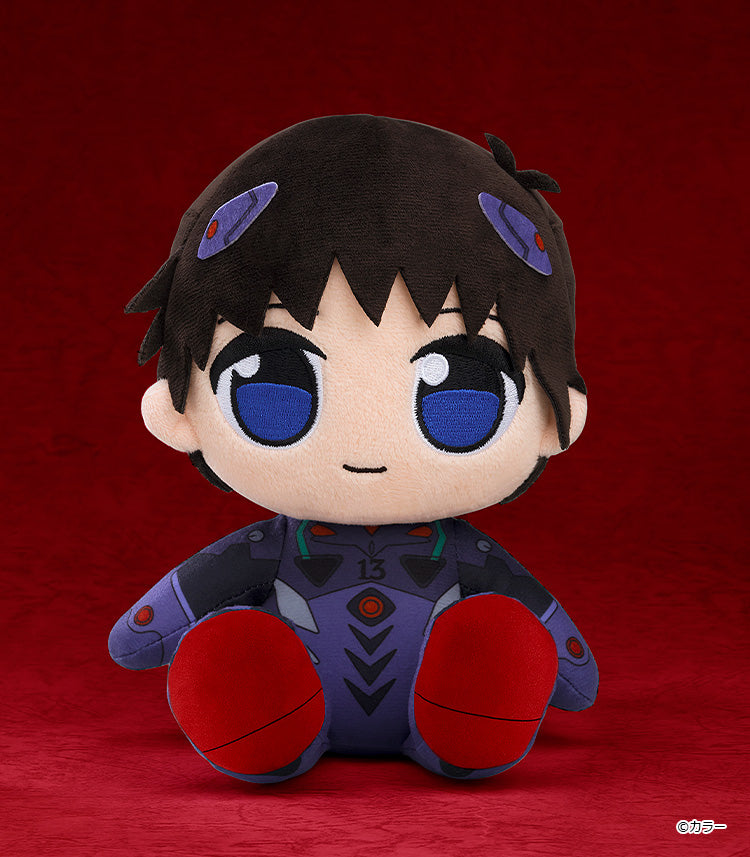 Evangelion: 2.0 You Can (Not) Advance - Kuripan Plushie Shinji Ikari (Black Plugsuit) / Kaworu Nagisa (Black Plugsuit) / Misato Katsuragi