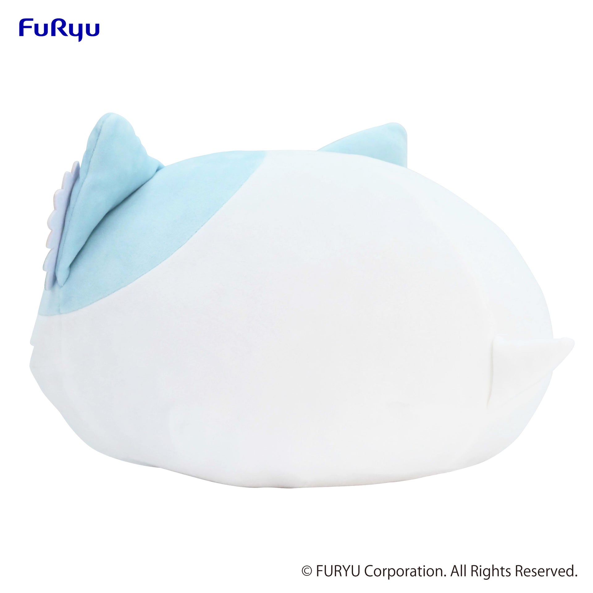 Nemuneko Cat Pastel Big Plush Toy -Pink/Light Blue-