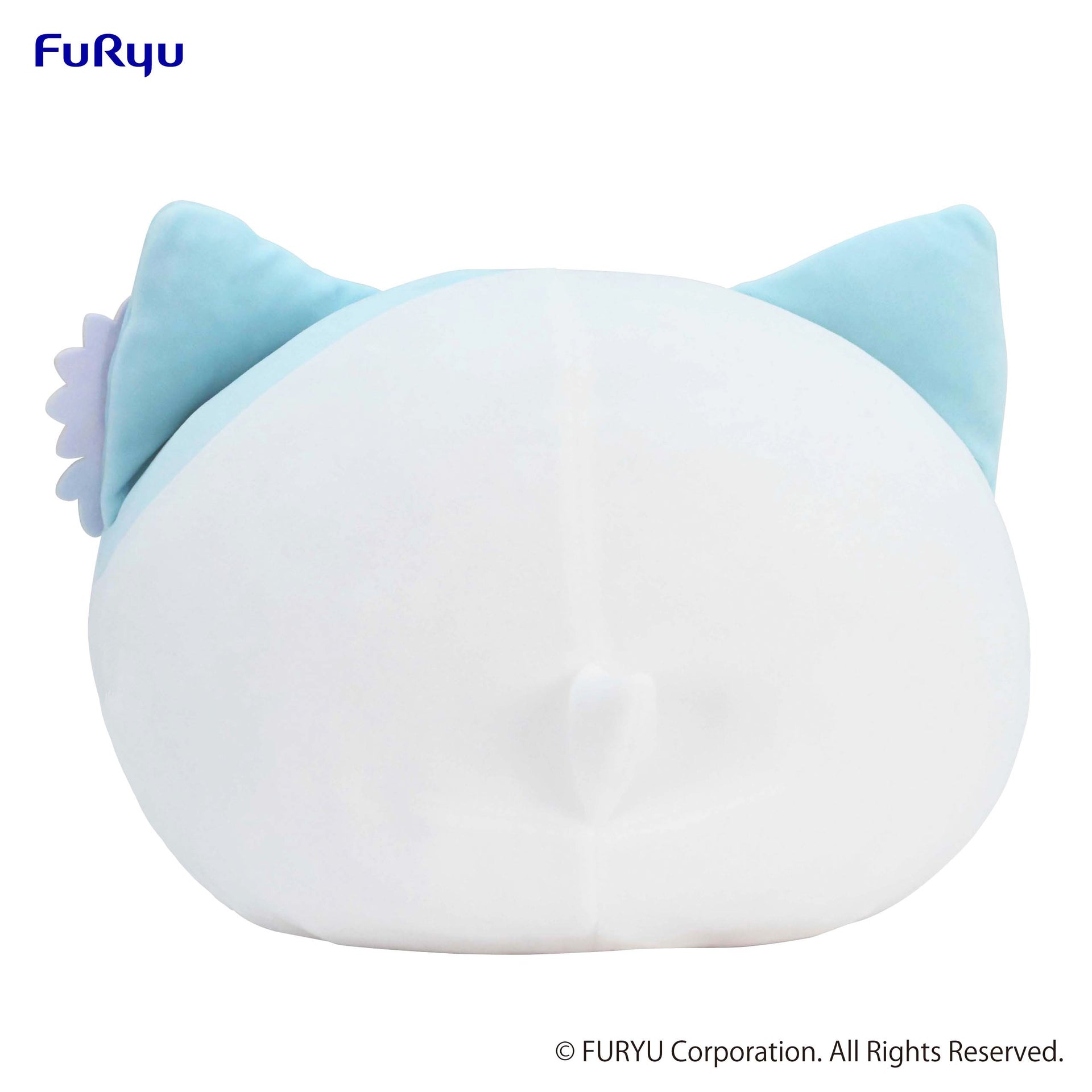 Nemuneko Cat Pastel Big Plush Toy -Pink/Light Blue-