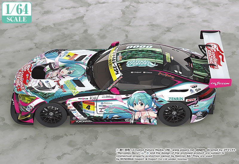 Hatsune Miku GT Project - 1/64 Scale Good Smile Hatsune Miku AMG 2019 SUPER GT Ver.