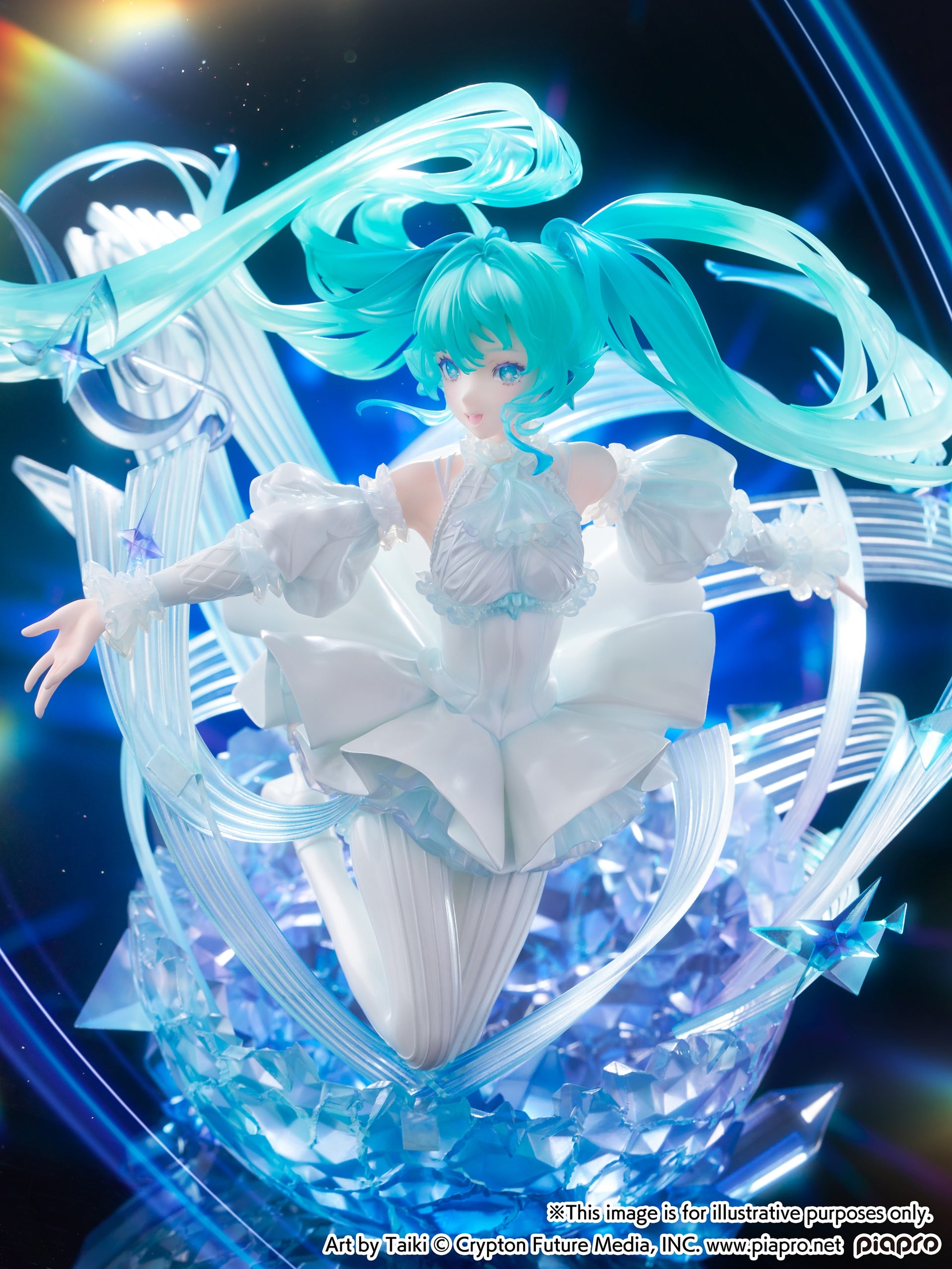 Hatsune Miku -Crystal Dress Ver. - 1/7 Scale Figure