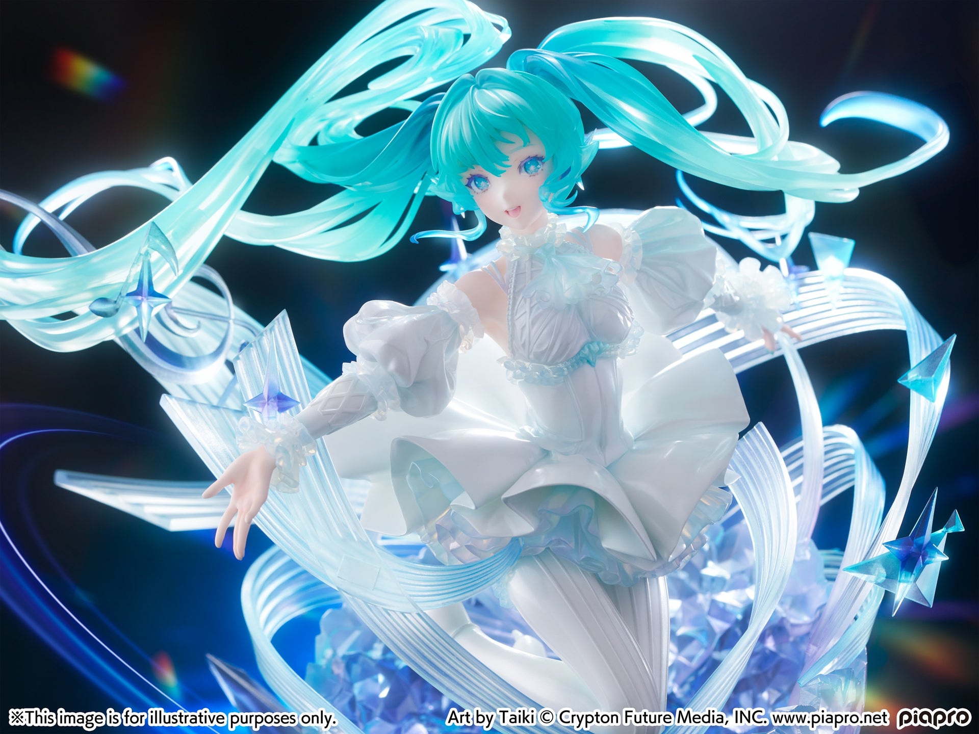 Hatsune Miku -Crystal Dress Ver. - 1/7 Scale Figure