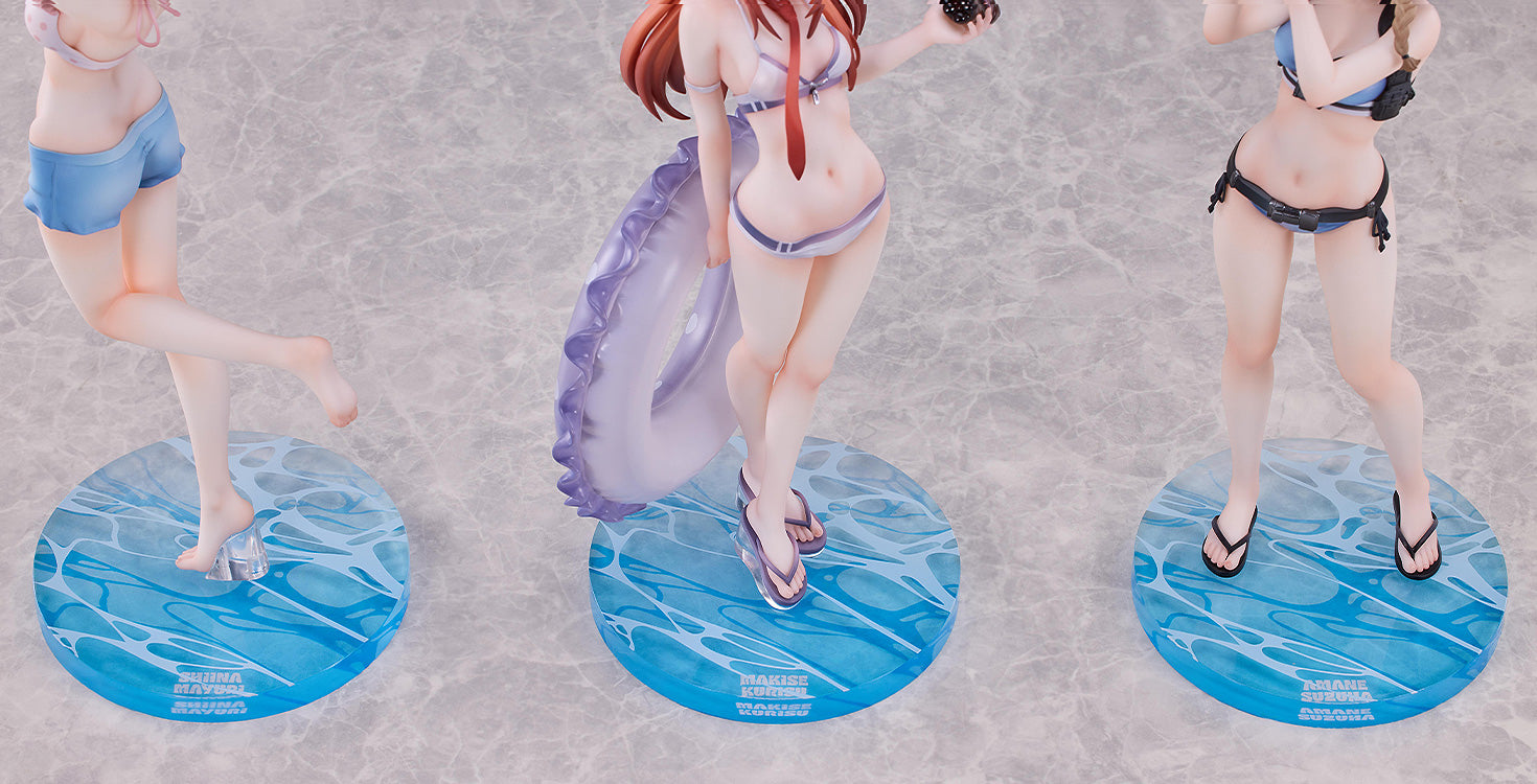 Steins;Gate-Kurisu Makise & Mayuri Shiina & Suzuha Amane: Swimsuit  1/7 Scale Ver.