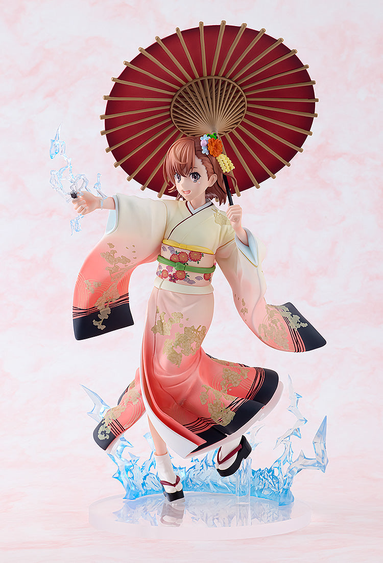 A Certain Scientific Railgun T - Mikoto Misaka Furisode Kimono ver. Figure