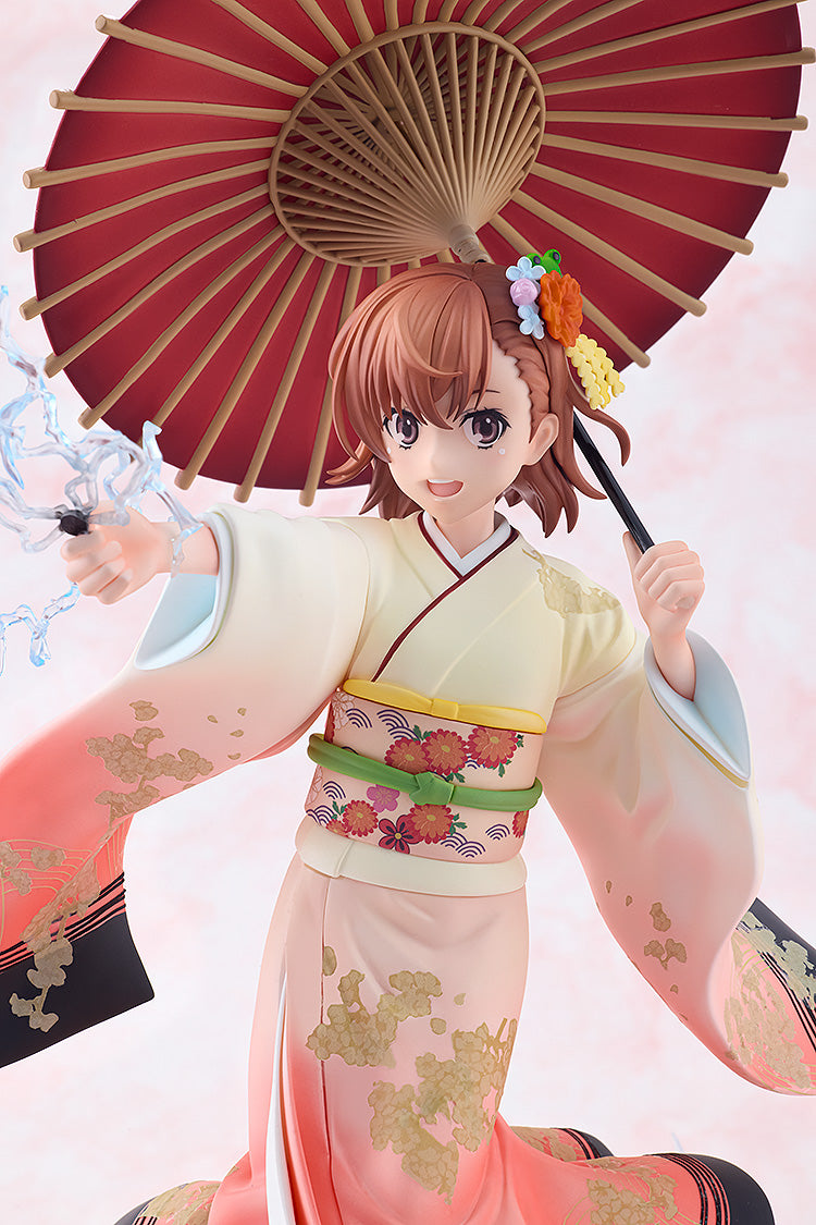A Certain Scientific Railgun T - Mikoto Misaka Furisode Kimono ver. Figure