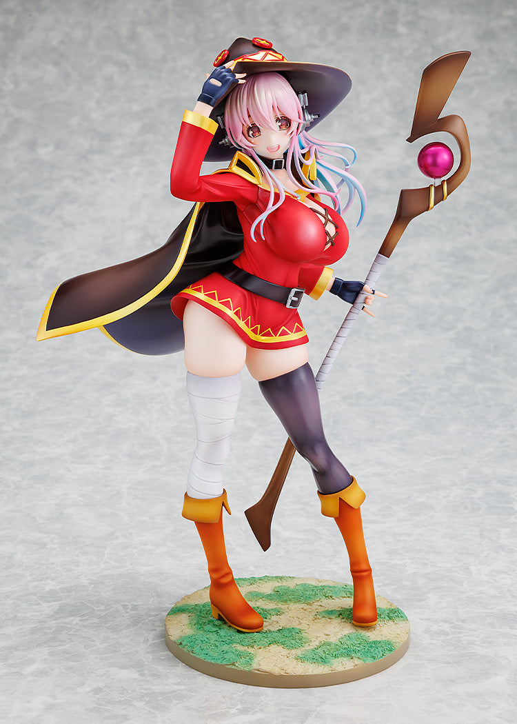 Super Sonico KONOSUBA -God's blessing on this wonderful world! Megumin collaboration ver. 1/7 Scale Figure