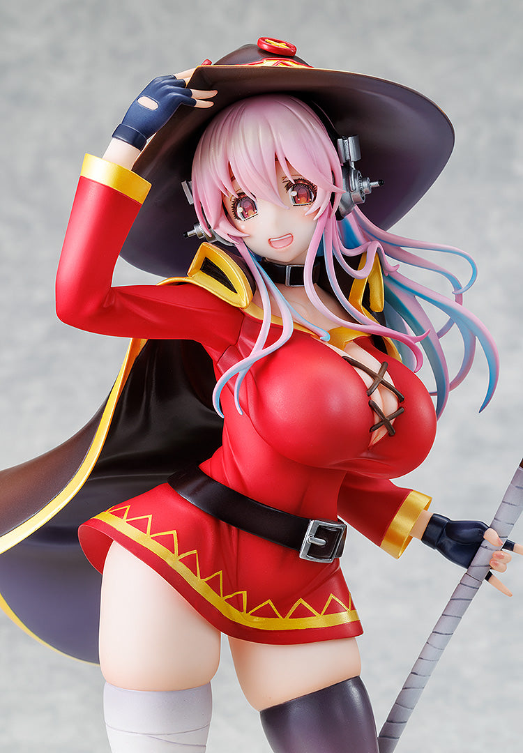 Super Sonico KONOSUBA -God's blessing on this wonderful world! Megumin collaboration ver. 1/7 Scale Figure