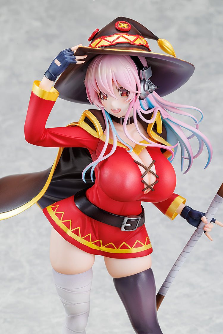 Super Sonico KONOSUBA -God's blessing on this wonderful world! Megumin collaboration ver. 1/7 Scale Figure