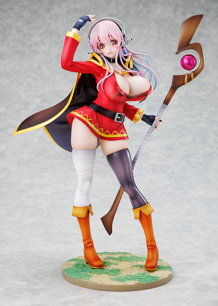 Super Sonico KONOSUBA -God's blessing on this wonderful world! Megumin collaboration ver. 1/7 Scale Figure