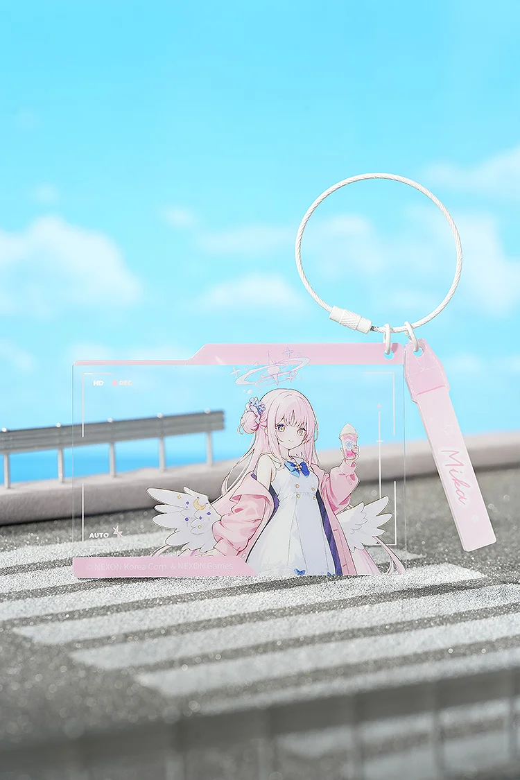 Blue Archive Holiday Saunter Series Acrylic Keychain (KAZUSA/YUUKA/HINA/SHIROKO/MIKA)