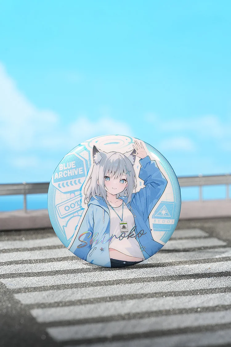 Blue Archive - Holiday Saunter Series 75mm Badge (KAZUSA/YUUKA/HINA/SHIROKO/MIKA)