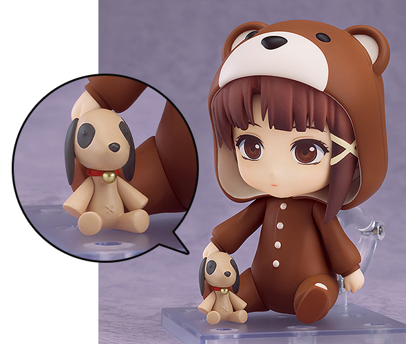 BONUS: Nendoroid lain iwakura: Bear Pajamas Ver. [Basic] (Bike-chan)