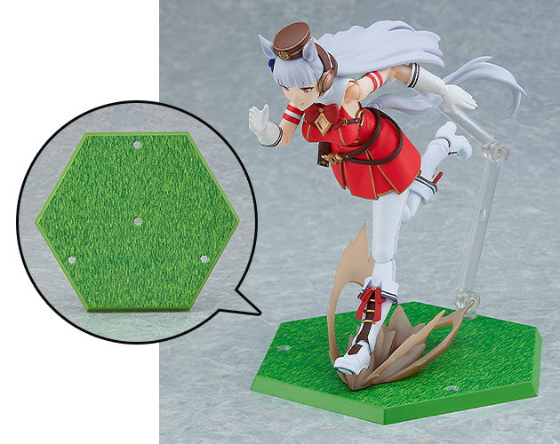 BONUS: figma Umamusume: Pretty Derby Gold Ship (Large-Size figma Base (Turf Design))