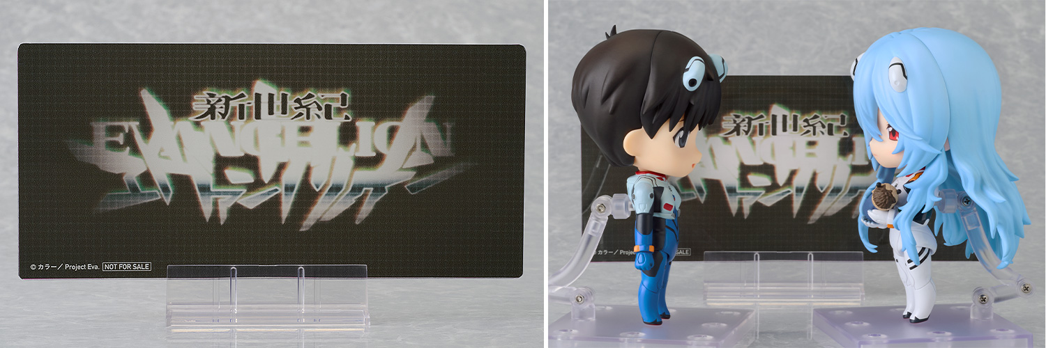 BONUS: Nendoroid Rei Ayanami: Long Hair Ver. (Title Background Sheet (Neon Genesis Evangelion))