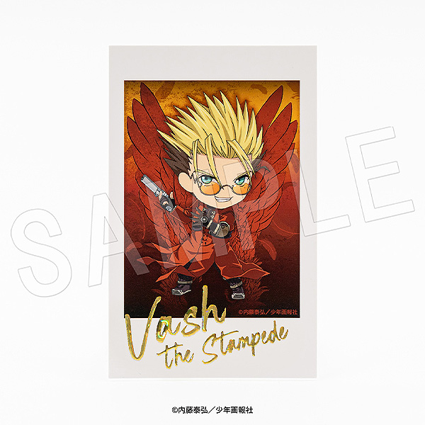 BONUS: Nendoroid Vash the Stampede (Kirameki Collection Bijou Photo-Style Card: Holographic Signature Ver. - Vash the Stampede)