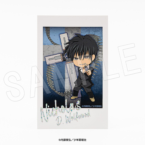 BONUS: Nendoroid Nicholas D. Wolfwood (Kirameki Collection Bijou Photo-Style Card: Holographic Signature Ver. - Nicholas D. Wolfwood)