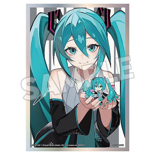 BONUS: Nendoroid Hatsune Miku V6 (Acrylic Mini Shikishi (Illustration by LAM))