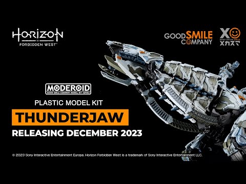MODEROID THUNDERJAW 組み立て式プラモデル Horizon Forbidden West Moderoid Thunderjaw Model Kit